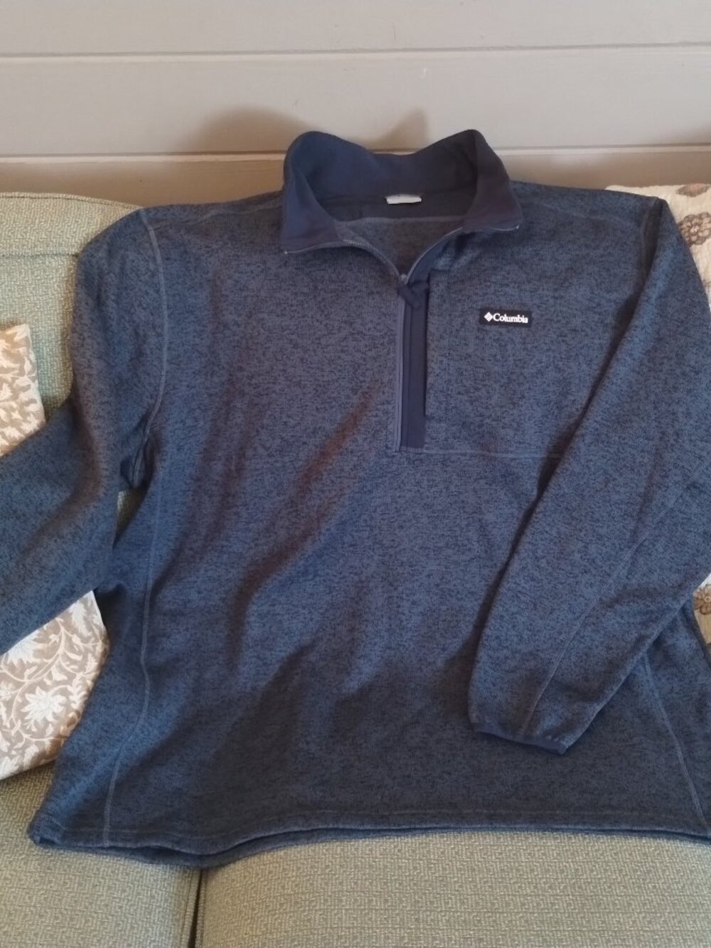 Men's fleece quarter zip fleece 5X